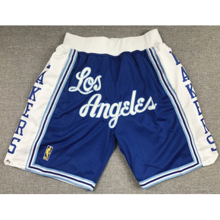 NBA Los Angeles Lakers Uomo Pantaloncini Tascabili M005 Swingman